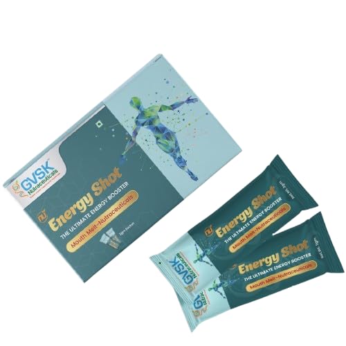 Energy Shot, Boosts Energy Levels, Improves Focus, Relieves Muscle Pains and Stress