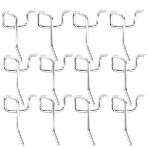 Crochets pour panneau perforé par 100 pour organiser cuisine et bureau