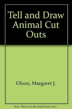 Paperback Tell and Draw Animal Cut Outs Book