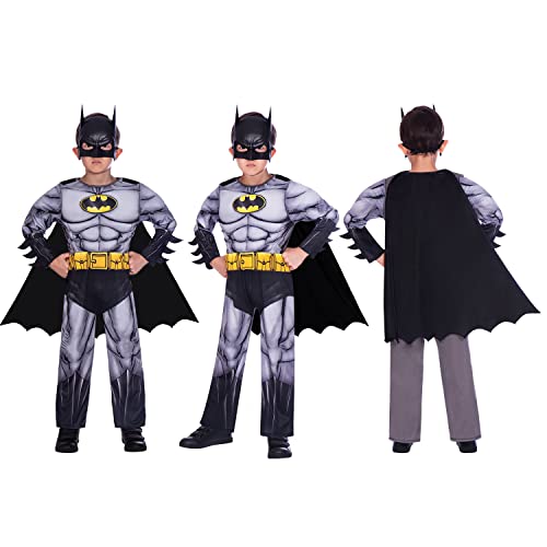 amscan offiziell lizenziert klassisches Batman Kostüm für Kinder Jungen