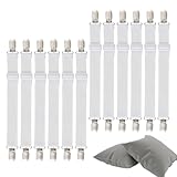 【Applications multiples】 Les supports en tôle pour coins peuvent être utilisés pour les draps, les couvre-lits, les nappes, les couvertures de planche à repasser, les couvertures, etc. La longueur peut être ajustée pour répondre à différents besoins.