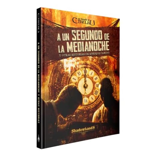 Shadowlands Ediciones - La chiamata di Cthulhu JDR - A un secondo di mezzanotte e altre storie - Gioco di ruolo in spagnolo