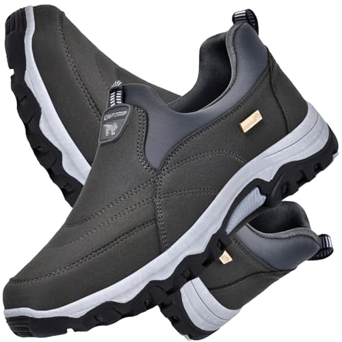 Aocase Zapatos para Pies Planos Hombre Plano Ligero Cuero de Gamuza Zapatos clásicos Flexibles para Exteriores Ligeros Transpirables Zapatillas Deportivas Hombre,Gris,42/260mm Aocase Zapatos para Pies Planos Hombre Plano Ligero Cuero de Gamuza Zapatos clásicos Flexibles para Exteriores Ligeros Transpirables Zapatillas Deportivas Hombre,Gris,42/260mm