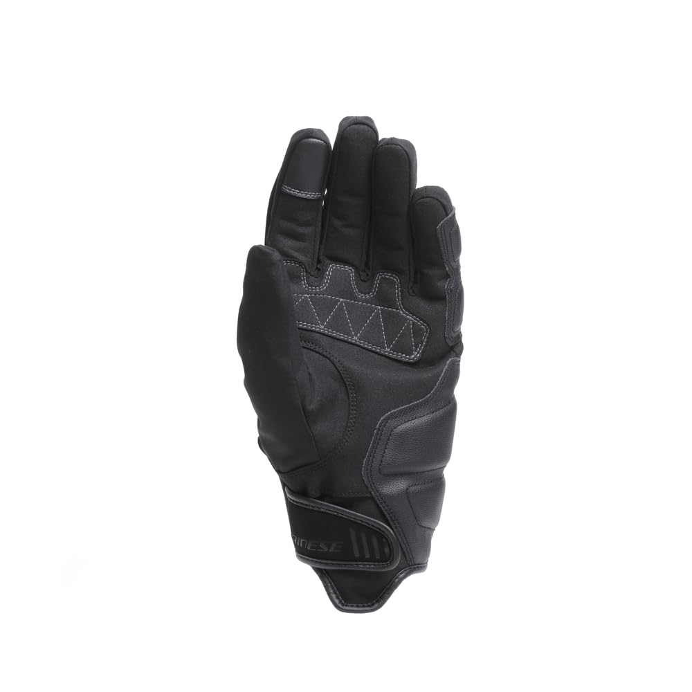 Dainese - Udine WP Gloves, Guantes de Moto de Invierno Impermeables D-Dry con Protección en los Nudillos, Pantalla Táctil y Limpiador de Visera