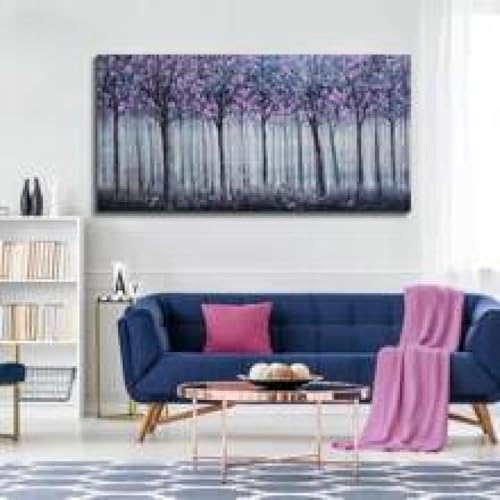 Toile decorative murale salon art abstrait cadre impression moderne 80x160 - 4