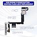 DGSCSMY for iPhone 11 Power Button Flash Light Flex Cable Replacement OEM Fix On/Off Control Microphone Flashlight Switch Assembly Metal Bracket for iPhone11 with Repair Tools Kit A2111 A2223 A2221