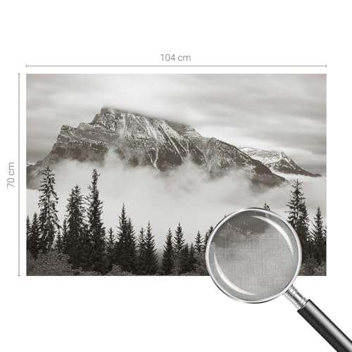 Vinilos de montaña para salones modernos: decoración rápida de pared 104x70 5