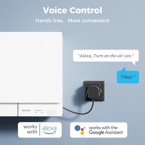 WOOX Smart Plug with Monitoring, Smart Sockets Work with Alexa & Google Home, 2.4GHz Wifi Plug with Voice Control and Remote Control, Timer Plug Socket, No Hub 13A - Image 5