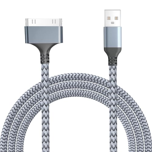 LBSC USB to 30 Pin Charging Cable,USB Fast Charging & Sync Data Cable Nylon Braided Cord Compatible iPhone 4/4s/3G/3GS, iPad 1 2 3,iPod Touch 4 3 2 1, iPod Classic 3 2 1(3.3ft)