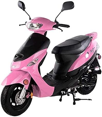 Tao Smart Dealsnow Brings Brand New 50Cc Gas Fully Automatic Street Legal Scooter Taotao Atm50 With Trunk Included - Pretty Pink #TOP4