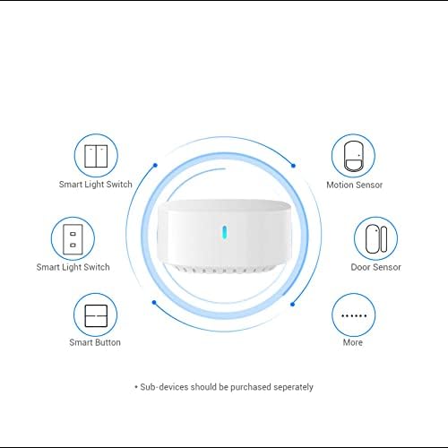 Broadlink Smart Hub S3, Compatible with BroadLink Smart Montion Sensor (PIR3), Smart Button (SR3) and Smart Wall Light Switch (TC3&LC1))