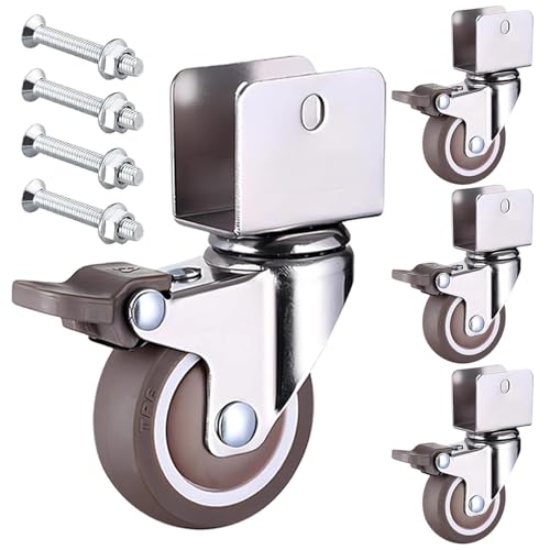 �X�C�x���L���X�^�[�z�C�[�� 4�p�b�N �ړ� �É� �Ռ��z�� U���^�X�C�x���v���[�g�L���X�^�[(38mm(Utype20mm))