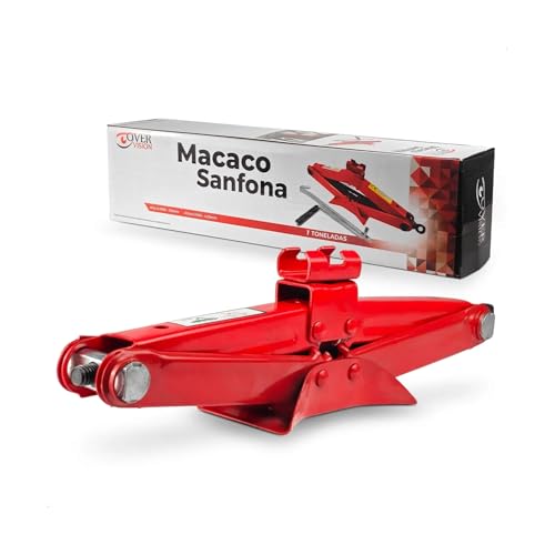Macaco Automotivo Tipo Sanfona até 1 Tonelada Carro Universal Overvision - MAC-0005