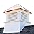 Good Directions 2118MV Manchester Vinyl Roof 18" x 22" Cupola, 18" square x 22" high, White/Copper
