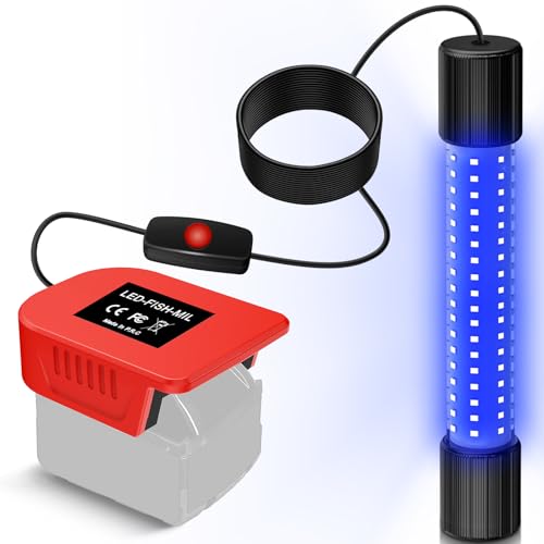 Underwater Fishing Blue Light Milwaukee M18 Battery,1300