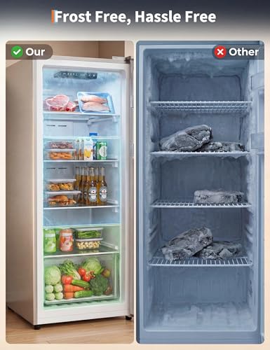 Image of 11 Cu.Ft Convertible Upright Freezer Refrigerator, Energy Saving Frost Free