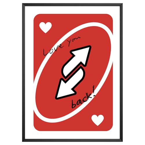 MJ-GRAPHICS® Poster Reverse Spielkarte Wandbild