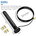 Bingfu Cellular 4G LTE SMA TS9 5dBi Antenna 2 Pack with Magnetic Base 9.84ft Cable Compatible with 4G LTE Wireless Router Modem Hotspot Cellular Gateway Industrial IoT Router Mobile
