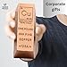 1 Pound Copper Bar Ingot Paperweight - .999 Pure Copper Bar Bullion Chemistry Element Design with Certificate of Authenticity by Unique Metals