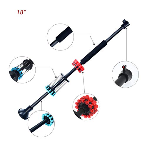 WINGS Sporting Blowgun 18 Inch .40c Blow Dart Gun with 36 Darts & Tactical Peep Sight Black Blow Gun 18 Inch