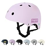 Hugmet 自転車 ヘルメット 【 SG規格 認証マーク 】 子供用 キッズヘルメット 小学生 中学生 調節可能 軽量 義務化対応 (S, パープル)