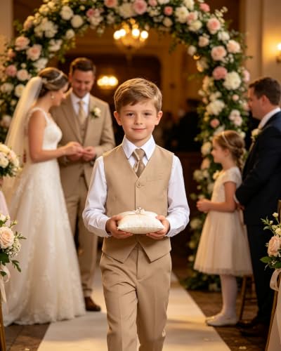 Image of Kids Vest for Boys Formal Suit Vests