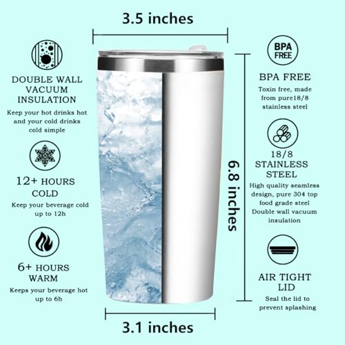Basketball Gifts for Men 20 oz Basketball Tumbler Insulated Tumblers by HZMLYDJ - Used condition - Image 2