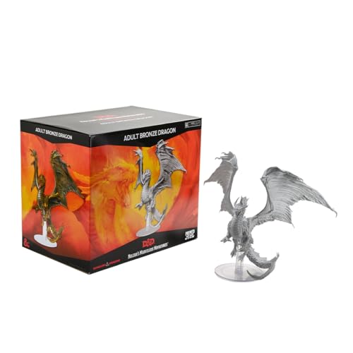 WizKids D&D Nolzur's Marvelous Miniatures to Paint Adult Bronze Dragon