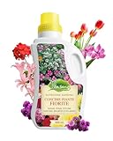 VitaSana Concime Piante Fiorite - Fertilizzante Liquido con Microelementi per Gerani, Surfinie e Bulbose - Stimola Fioritura e Nutrizione (500 ml)