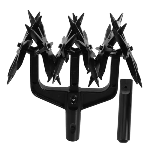 OFFSCH Soil Scarifier Tool Garden Soil Scarifier 1 Set Rotary Tiller Hand Held Gardening Cultivator Tiller Cultivator for Reseeding Grass