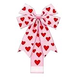 Decoraciones con corazones para puerta – Lazos de San, para con corazón, Navidad, de corazones para tirador de puerta de armario de cocina, Sp
