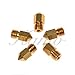 Kamo 0.4mm 3D Printer Extruder Brass Nozzle Print Head for 3D Printer Makerbot Anet A8 Creality MK8 1.75mm ABS PLA Printer (Pack of 5pcs)