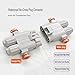 GUIRUIMOON Waterproof Anderson Connector, 100A Anderson Jumper Plug Connector Kit, Quick Battery Connection/Disconnection, Suitable for Cars and Excavators.(Ads 4 nut)