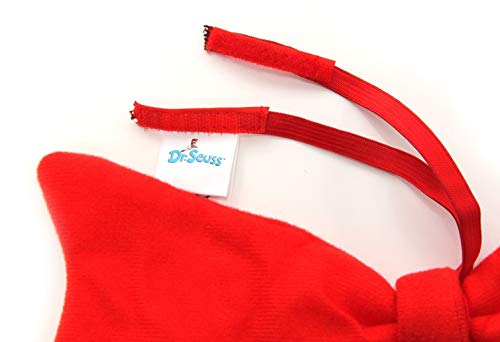 elope Dr. Seuss Cat in The Hat Costume Accessory Kit for Kids Standard Black,White - Thumbnail 2