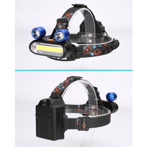 Linterna frontal para reparaciones en casa y coches con luz LED COB recargable resistente al agua 5