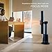 Shark TurboBlade Cool + Heat - Ultra-Customizable Bladeless Tower Fan + Heater, Pivots, Twists, Oscillates up to 180°, Powerful Cooling + Rapid Room Heating, Remote Control, Charcoal, TH202