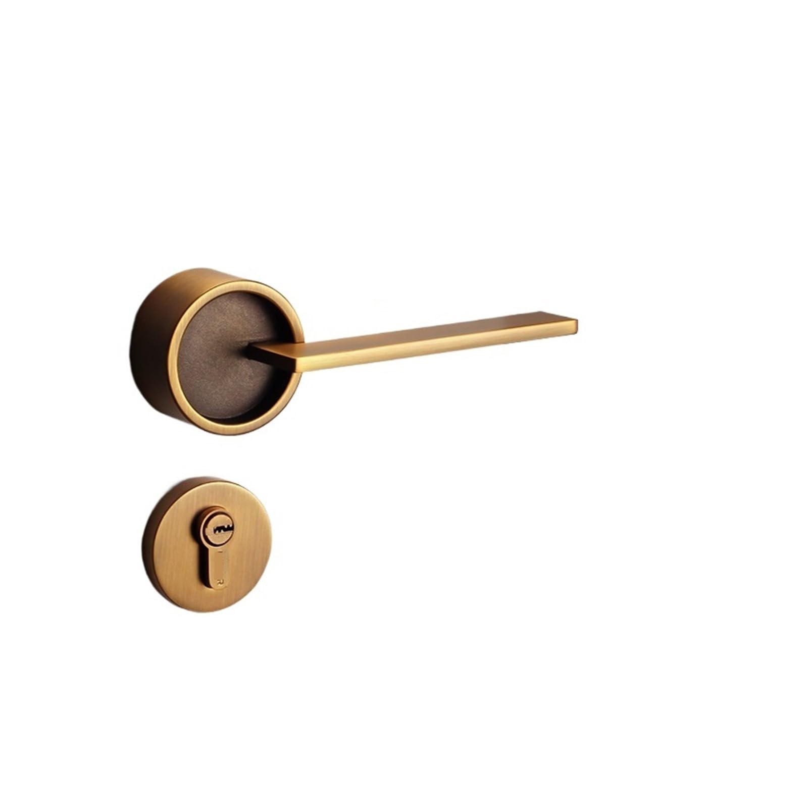 Serrure de porte chambre claquement bruyant résolu bronze jaune bois massif