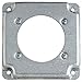 Thomas & Betts RS14 Pre-Galvanized Steel Outlet Box Cover 4 Inch x 4 Inch x 1/2 Inch Steel City
