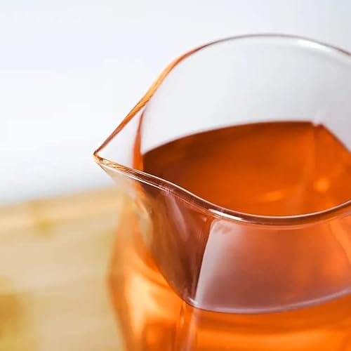 Chanlida Glass Teapot With Removable Infuser Clear Borosilicate Heat Resistant Steel Lid Mouth Blown Square Glass Teapot With Filter 500Ml Square Glass Tea Filter Cup #TOP3