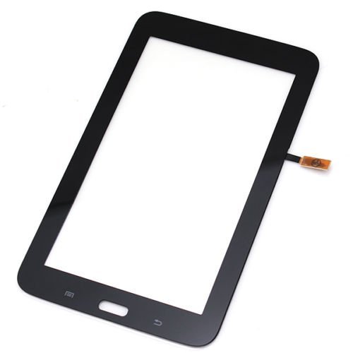 Black Touch Screen Digitizer for Samsung Galaxy Tab 3 Lite 7.0 - Glass Replacement for SM-T110 T110 (Not Include LCD,WiFi Ver.No Speaker Hole) with Tools + Pre-Installed Adhesive
