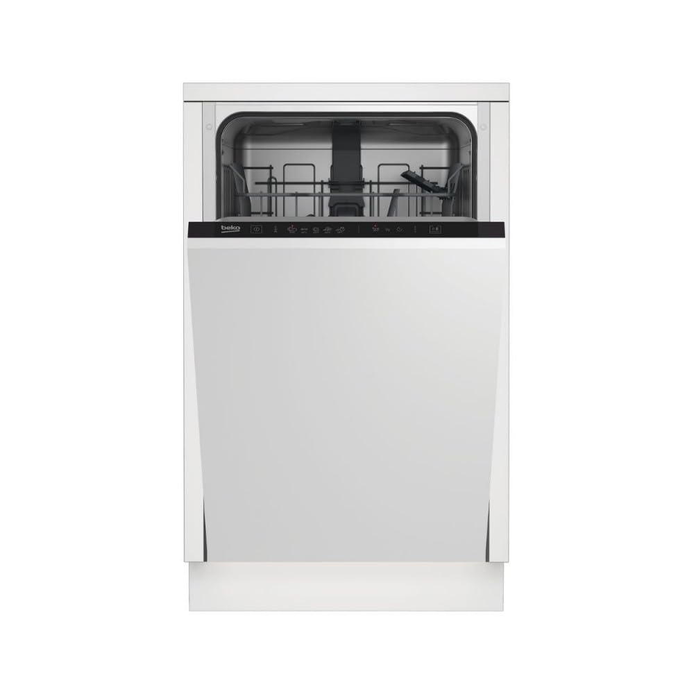 beko DIS35020 - Lavastoviglie da incasso cestelli estraibili SLIM 45 cm , 10 coperti, LED, silenziosa