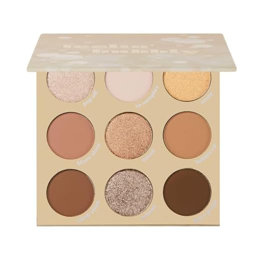 ColourPop Feelin' Bubbly Eyeshadow Palette - Brown & Gold Palette with Metallic and Matte Finishes - High-Pigment Eye Makeup with a Long-Wearing Formula (0.3 oz)