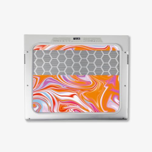 Image of MightySkins Skin Compatible with Alienware X14 R2 (2023) Full Wrap Kit - Orange Swirl | Protective, Durable, and Unique Vinyl Decal wrap Cover | Easy to Apply & Change Styles | Made in The USA