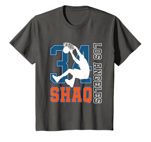 Shaq Shaquille O’Neal Kids Los Angeles Shaq Dunk Silhouette T-Shirt