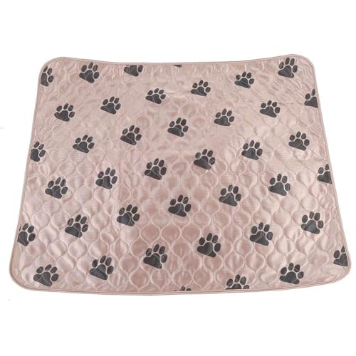 Image of Reusable Dog Pee Pads, Waterproof Training Pads for Dogs, Dog Pee Pad Urine Mat for Pet Dogs Cats(80*90cm -Brown )
