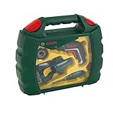 Theo Klein 8395 Werkzeugkoffer-Set Bosch Grand Prix mit Ixolino-Akkuschrauber | Schraubbarer Rennwagen | Maße: 32 cm x 26 cm x 9 cm | Spielzeug für Kinder ab 3 Jahren