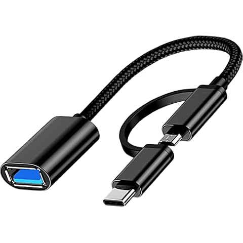 Adaptador SELIACR USB C/Micro a USB 3.0 OTG Cover