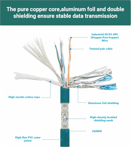 Cable Ethernet Cat7e M12 a RJ45 8 Pines miniatura 3