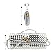 Woven Clutch Purses for Women Evening Bag Handmade Leather Shoulder Handbag Fashion Crossbody Purse (Small Plaid, Silver)