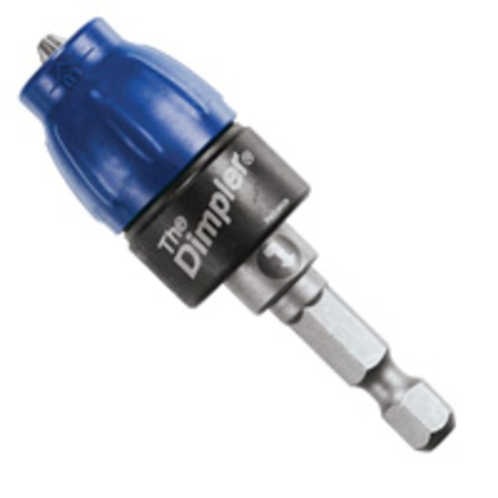 BOSCH D60498 Dimpler Drywall Screw Setter | Auto-stop depth control, reversible while chucked, magnetic Phillips P2 tip, helps set drywall screws without tear-out